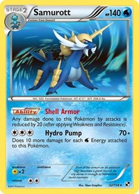 Samurott 32/114 · Reverse Holo