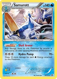Samurott 39/113 · Reverse Holo