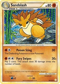 Sandslash 29/123 · Reverse Holo