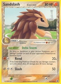 Sandslash (Delta Species) 27/113 · Reverse Holo
