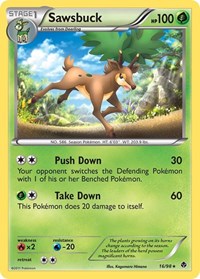 Sawsbuck 16/98 · Reverse Holo