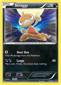Scraggy 73/99 · Reverse Holo
