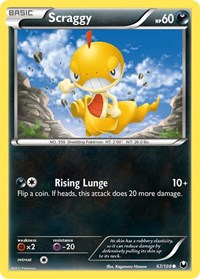 Scraggy 67/108 · Reverse Holo