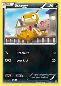 Scraggy 85/135 · Reverse Holo
