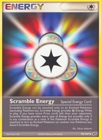 Scramble Energy 95/107 EX Deoxys Reverse Holo Pokémon card