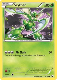 Scyther 4/108 · Reverse Holo