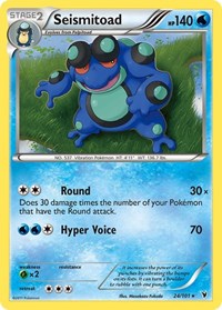 Seismitoad 24/101 · Reverse Holo