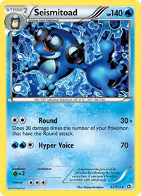 Seismitoad 42/113 · Reverse Holo