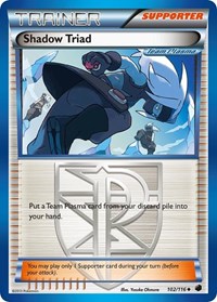 Shadow Triad (Team Plasma) 102/116 Plasma Freeze Reverse Holo Pokémon card
