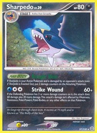 Sharpedo 37/132 · Reverse Holo