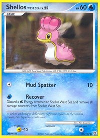 Shellos West Sea 107/132 · Reverse Holo