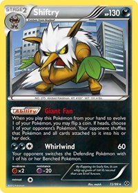 Shiftry 72/99 · Reverse Holo