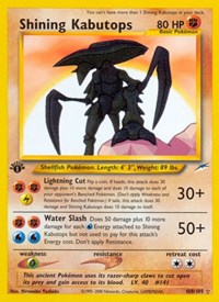 Shining Kabutops 108/105 · 1st Edition