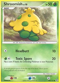 Shroomish 108/132 · Reverse Holo
