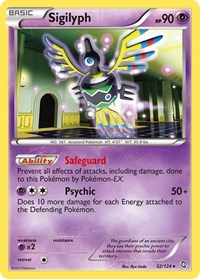 Sigilyph 52/124 · Reverse Holo