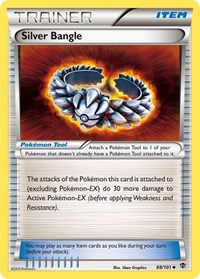 Silver Bangle 88/101 Plasma Blast Reverse Holo Pokémon card