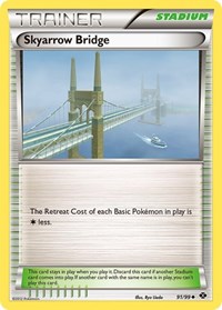 Skyarrow Bridge 91/99 Next Destinies Reverse Holo Pokémon card