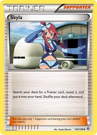 Skyla 134/149 Boundaries Crossed Reverse Holo Pokémon card