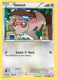 Slakoth 101/124 · Reverse Holo