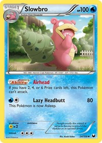 Slowbro 24/108 · Reverse Holo