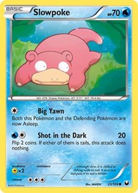 Slowpoke 23/108 · Reverse Holo