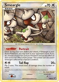 Smeargle 8/90 · Reverse Holo