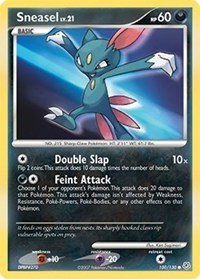 Sneasel 100/130 · Reverse Holo
