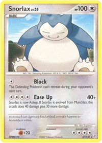 Snorlax 37/130 · Reverse Holo
