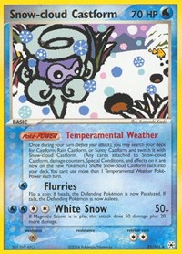 Snow-cloud Castform 25/101 · Reverse Holo