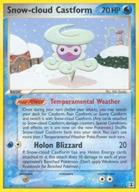 Snow-cloud Castform 29/113 · Reverse Holo