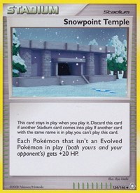 Snowpoint Temple 134/146 Legends Awakened Reverse Holo Pokémon card
