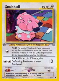 Snubbull 074/111 · 1st Edition