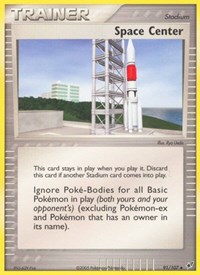Space Center 91/107 EX Deoxys Reverse Holo Pokémon card