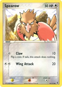 Spearow 81/112 · Reverse Holo
