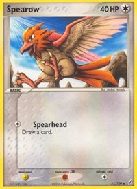 Spearow 61/100 · Reverse Holo