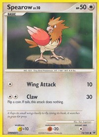 Spearow 74/100 · Reverse Holo