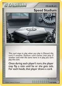 Speed Stadium 114/130 Diamond and Pearl Reverse Holo Pokémon card