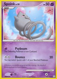 Spoink 121/146 · Reverse Holo
