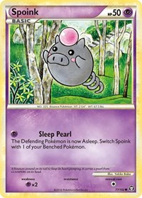 Spoink 77/102 · Reverse Holo