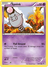 Spoink 59/149 · Reverse Holo