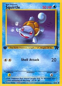 Squirtle 68/82 · 1st Edition