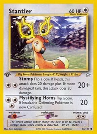 Stantler 076/111 · 1st Edition