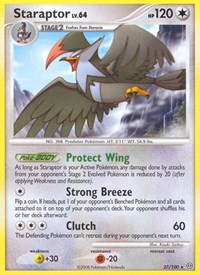 Staraptor 27/100 · Reverse Holo