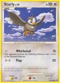 Starly 75/100 · Reverse Holo