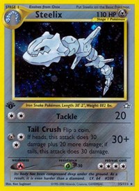 Steelix 015/111 · 1st Edition
