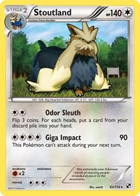 Stoutland 83/114 · Reverse Holo