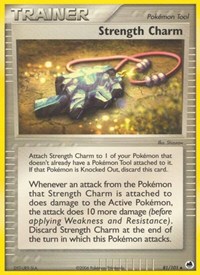 Strength Charm 81/101 EX Dragon Frontiers Reverse Holo Pokémon card