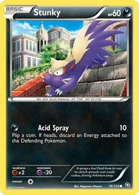 Stunky 76/124 · Reverse Holo