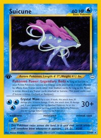 Suicune 27/64 · 1st Edition