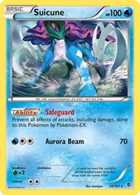 Suicune 20/101 · Reverse Holo